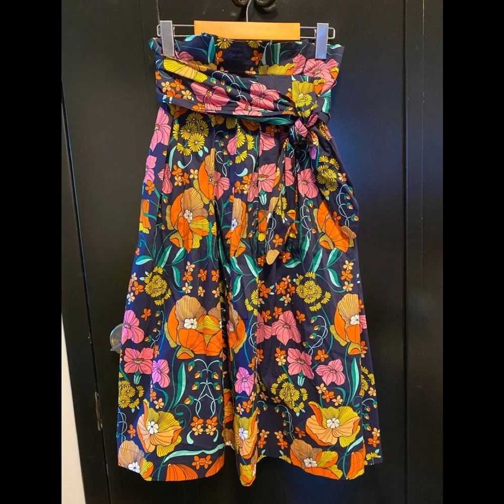 Corey Lynn Calter high rise midi skirt. ANTHROPOLOGIE - Picture 1 of 7